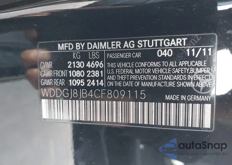 2012 Mercedes-Benz C 350 Sport 4Matic from USA, damaged, VIN WDDGJ8JB4CF809115